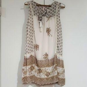 Xhilaration Dresses Target Xhilaration Floral Shift Crochet Dress Juniors